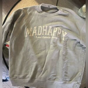 MADHAPPY CREWNECK - GREEN - SIZE LARGE